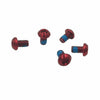 Steel / Red 5-Pack CAMO Colored Bolts