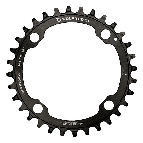 Black / 32T / Drop-Stop A 104 BCD Chainrings