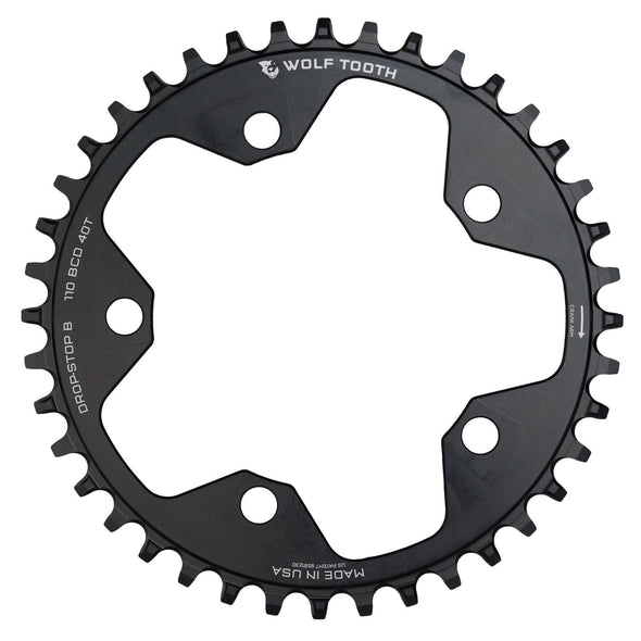 Drop-Stop B / 40T 110 BCD Gravel / CX / Road Chainrings