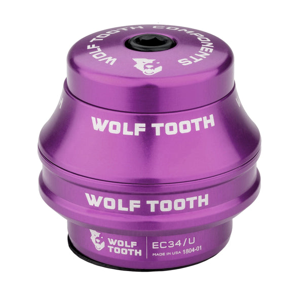 Upper / EC34/28.6 25mm Stack / Purple Wolf Tooth Premium EC Headsets - External Cup