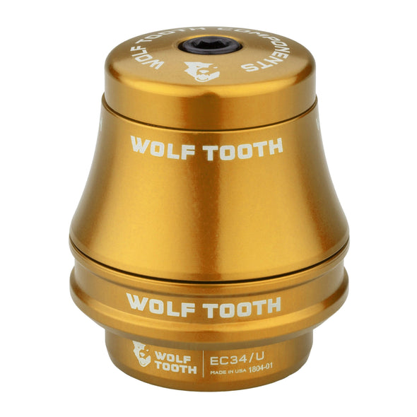 Upper / EC34/28.6 35mm Stack / Gold Wolf Tooth Premium EC Headsets - External Cup
