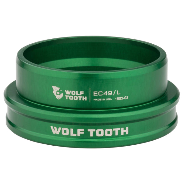 Lower / EC49/40 / Green Wolf Tooth Premium EC Headsets - External Cup