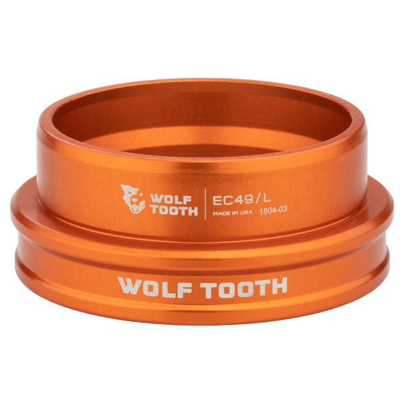 Lower / EC49/40 / Orange Wolf Tooth Performance EC Headsets - External Cup