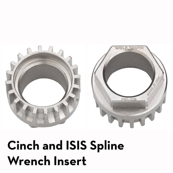 Wolf Tooth Cinch and ISIS Spline Wrench insert
