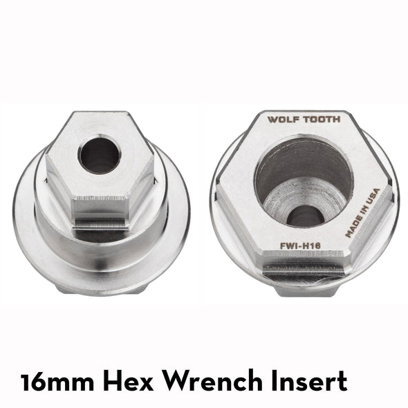Pack Wrench and Insert Kit Pack Wrench and Inserts Kit - Ultralight BB Wrench and 1-Inch Hex Inserts
