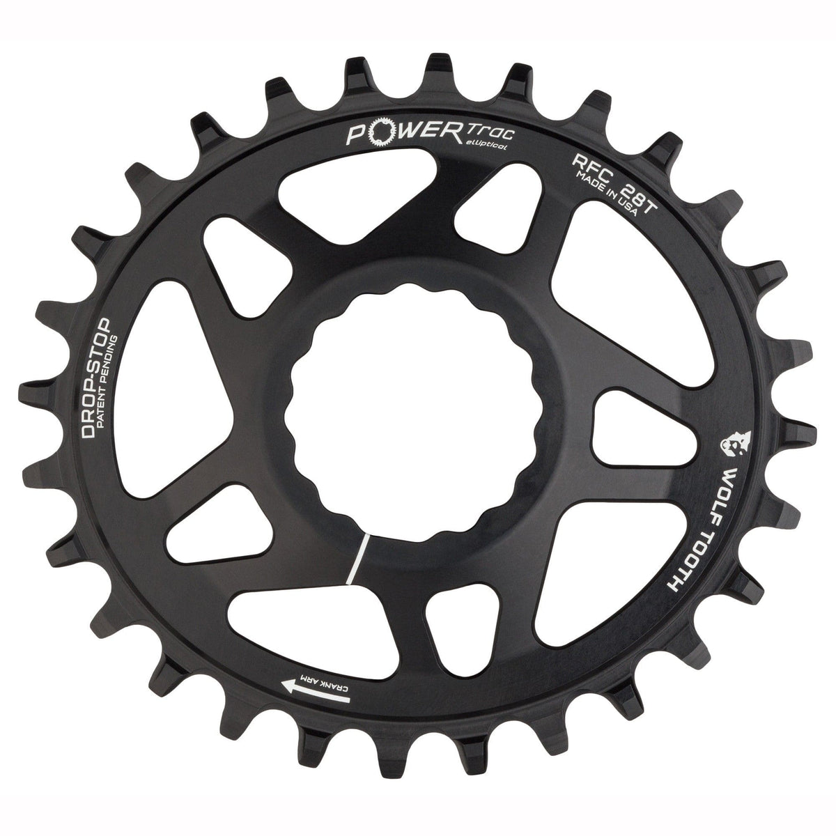 Oval Direct Mount Chainrings Race Face Cinch Drop Stop