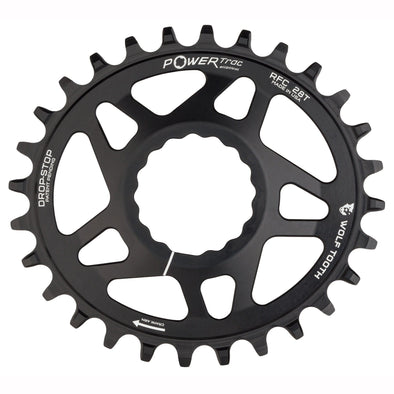 Drop-Stop A / 28T / 6mm Offset Oval Direct Mount Chainrings for Race Face Cinch