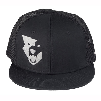 Wolf Tooth Logo Flat Bill Trucker Hat