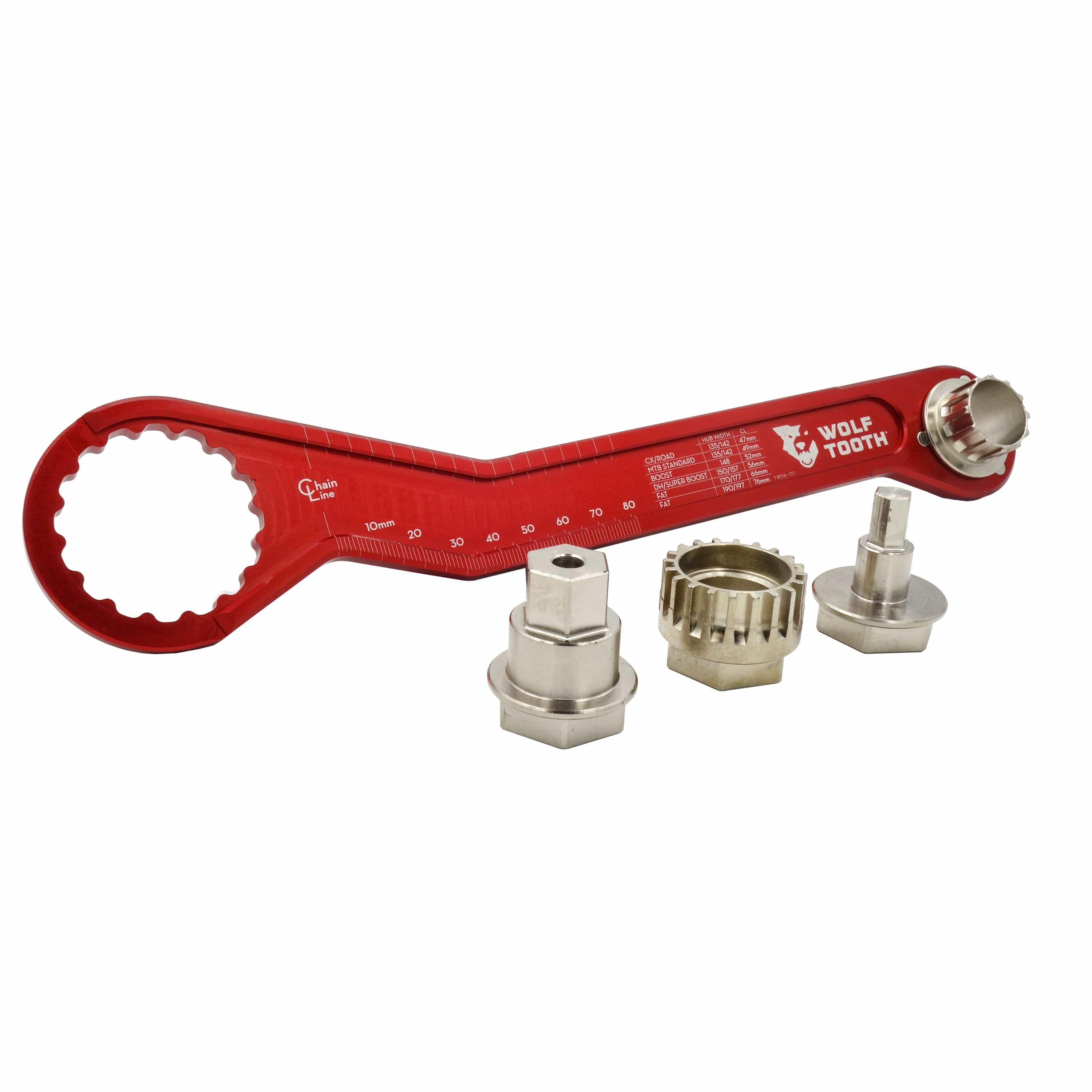 Pack Wrench and Inserts Kit - Ultralight BB Wrench and 1-Inch Hex Inse