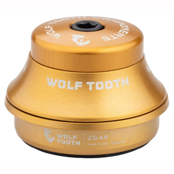 Upper / ZS44/28.6 15mm Stack / Gold Wolf Tooth Premium ZS Headsets - Zero Stack
