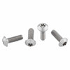 Low Profile Head / Raw / 4 pc. Titanium Water Bottle Cage Bolts
