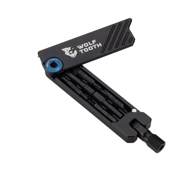 Wolf Tooth 6-Bit Multi-Tool blue bolt
