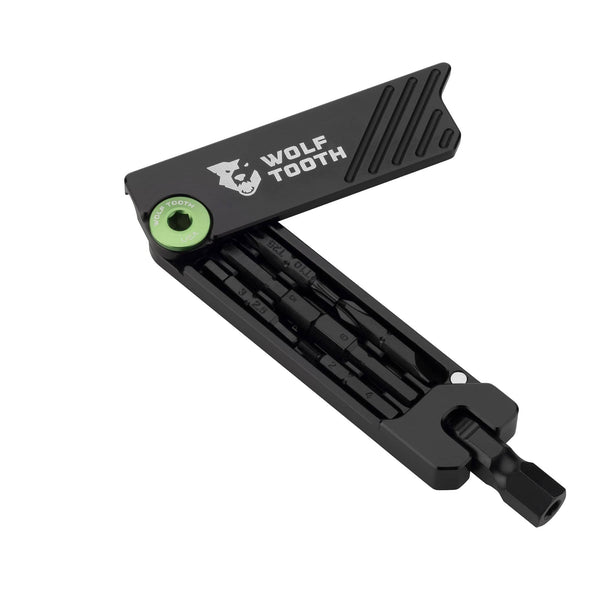 Wolf Tooth 6-Bit Multi-Tool green bolt