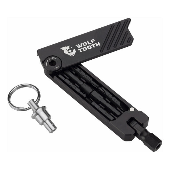 Black / with keychain / Black 6-Bit Hex Wrench Multi-Tool