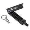 Black / with keychain / Gunmetal 6-Bit Hex Wrench Multi-Tool
