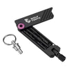 Wolf Tooth 6-Bit Multi-Tool purple bolt with keychain