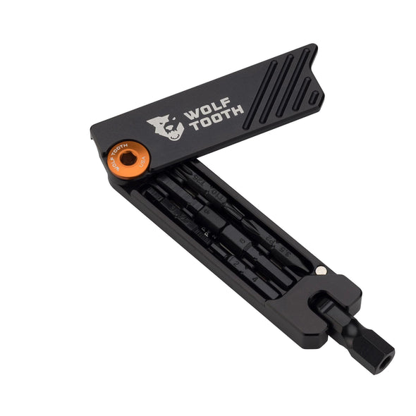 Wolf Tooth 6-Bit Multi-Tool orange bolt