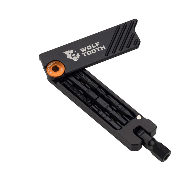 Black / without keychain / Orange 6-Bit Hex Wrench Multi-Tool