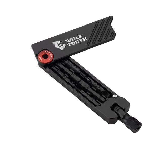 Wolf Tooth 6-Bit Multi-Tool red bolt
