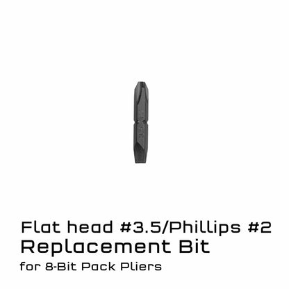 8-Bit Pack Pliers / Flat head/Phillips #2 Bit 8-Bit System Replacement Parts