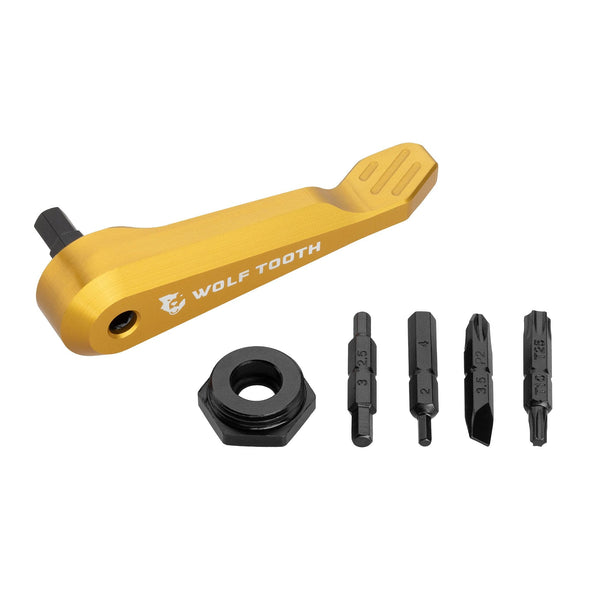 Wolf Tooth Axle Handle Multi-Tool Gold