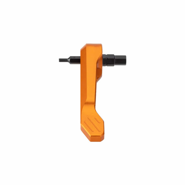Wolf Tooth Axle Handle Multi-Tool Orange bit use