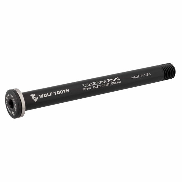 Wolf Tooth Front Road axle 1.5x125mm color black