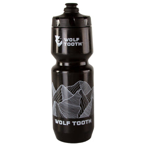 Wolf Tooth Water bottle Range design 26 oz Black