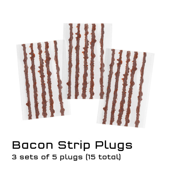 EnCase / Bacon Strips - 3 sets of 5 plugs (15 total) EnCase System Bacon Strip Tire Plugs