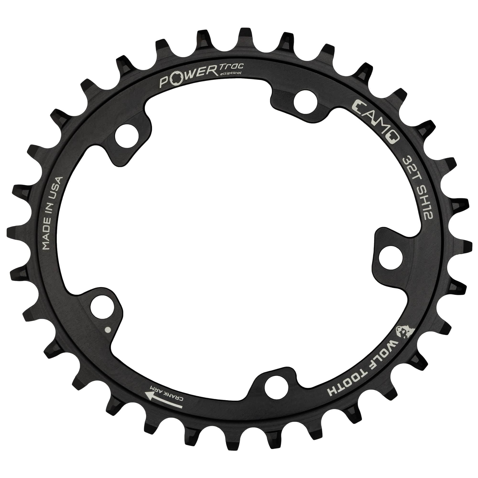 CAMO Aluminum Oval Chainring – Wolf Tooth Components