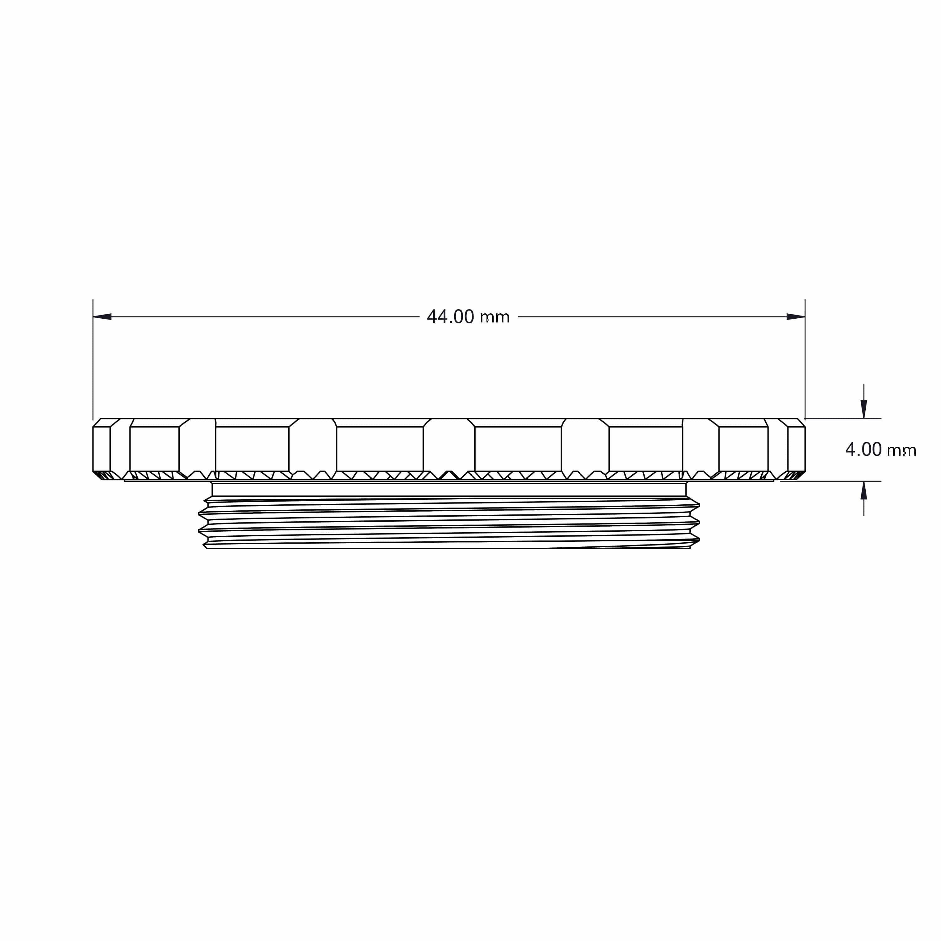 External Thread Lock Ring Centerlock Rotor Lockring – External Spline