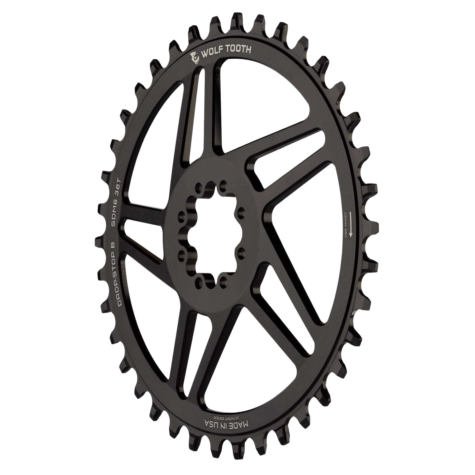Direct Mount Chainrings for SRAM 8Bolt Gravel / Road Cranks Wolf