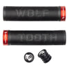 Wolf Tooth Lock-on Grips red bolt-on clamp with plugs