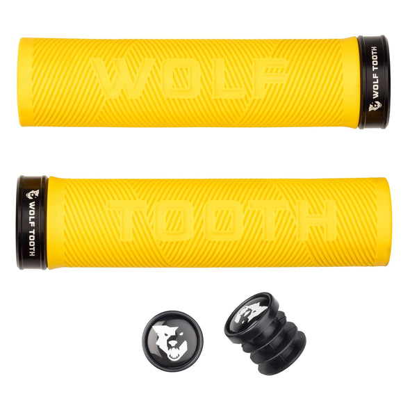Yellow / BLK Echo Lock-On Grips – Colors