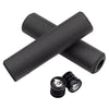 Wolf Tooth Fat Paw handlebar grips in black with bar end plugs
