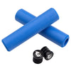 Wolf Tooth Karv grips 100% silicone Blue and bar end plugs