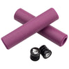 Wolf Tooth Karv grips 100% silicone Purple and bar end plugs