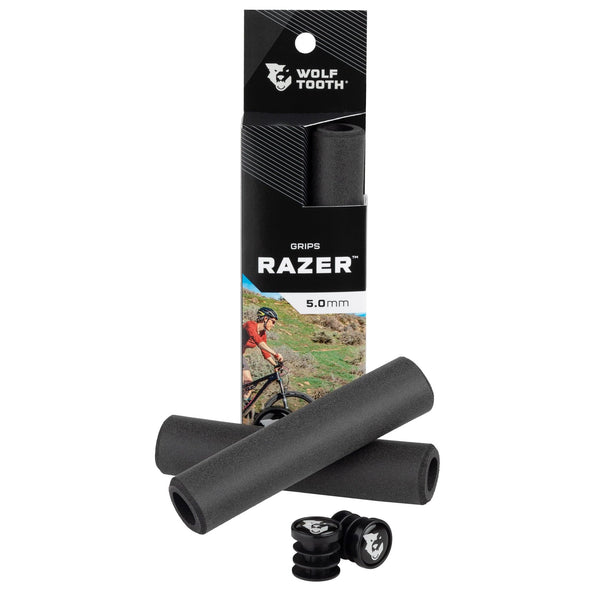 Wolf Tooth Razer grips 100% silicone Black