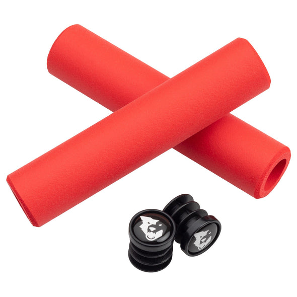 Wolf Tooth Razer grips 100% silicone Red