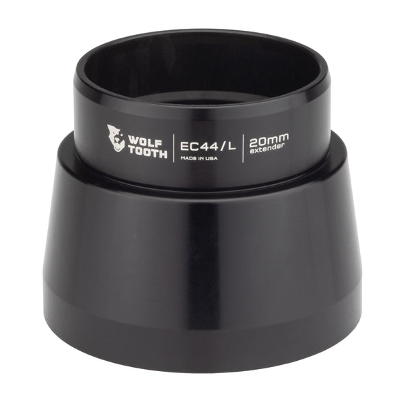 EC44/40 Lower Headset Extended 20mm / EC44 / Black Wolf Tooth Lower Headset Cup Extender - EC - External Cup