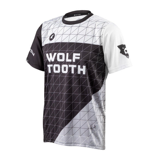 Wolf Tooth Matrix Trail Jersey, breathable, moisture-wicking, jersey, Matrix design, side view