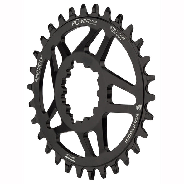 Drop-Stop A / 30T / 6MM Offset Oval Direct Mount Chainrings for SRAM Mountain Cranks