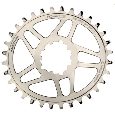 Nickel / Boost / 32T Oval Direct Mount Chainrings for Cane Creek and SRAM Cranks for Shimano 12spd Hyperglide+ Chain