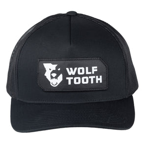 One Size / Black Wolf Tooth Logo Patch Trucker Hat