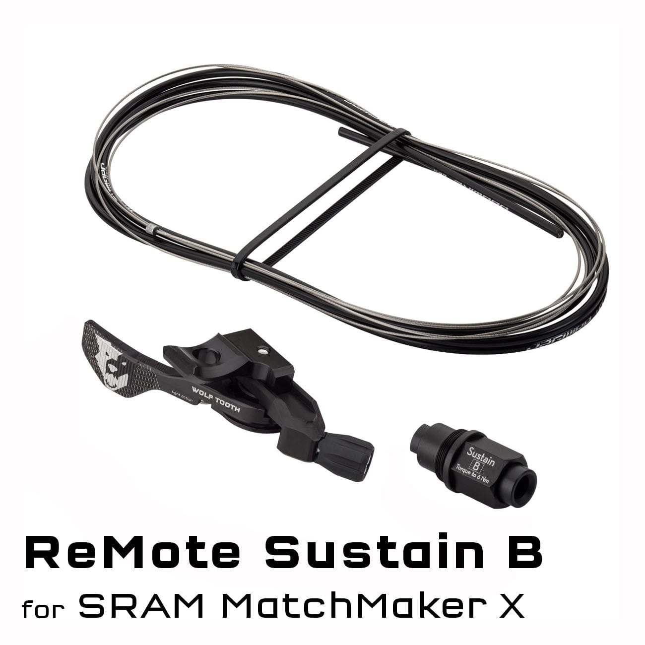 Wolf Tooth Remote Sustain Kit - Cable Conversion For RockShox Reverb Dropper Posts