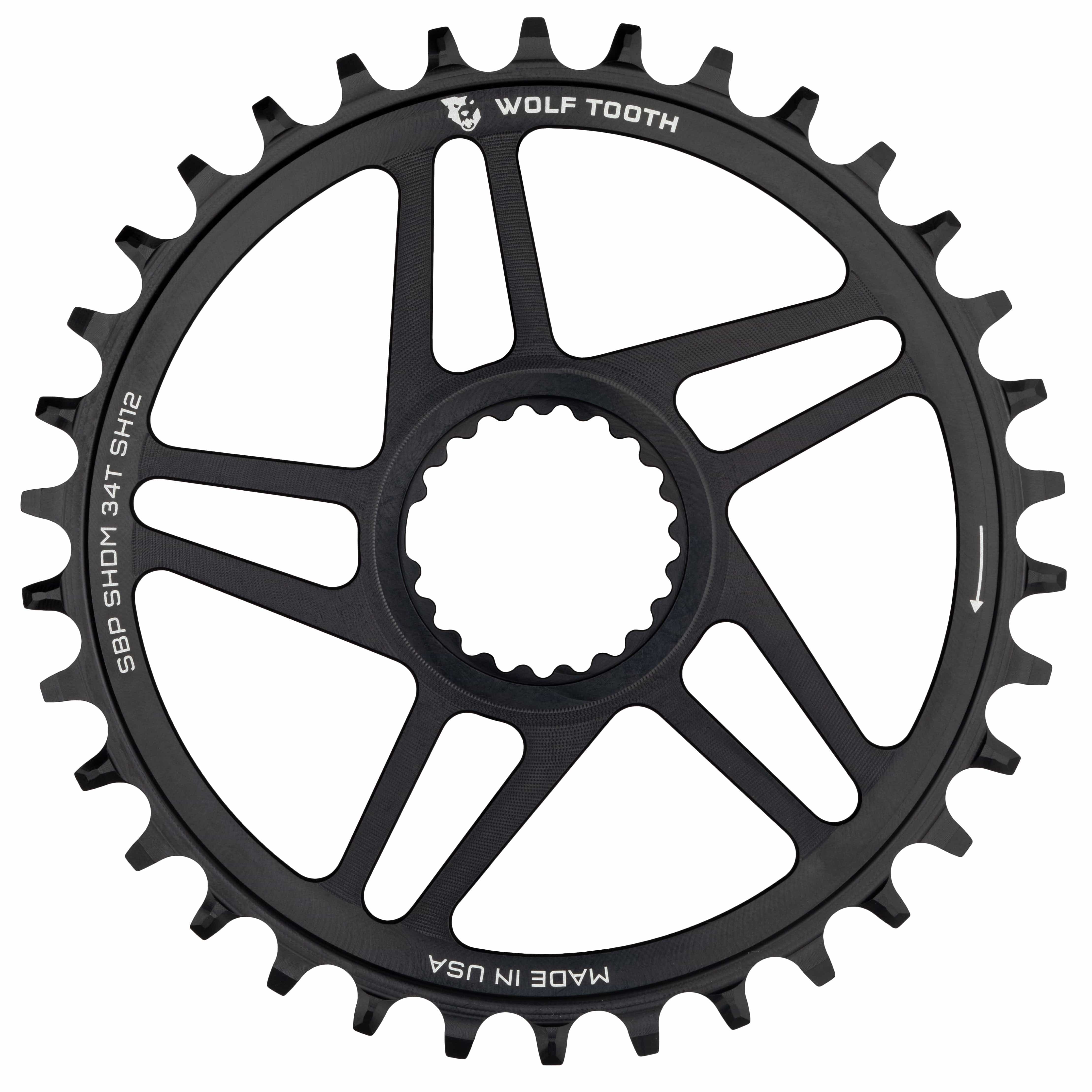 Wolf Tooth Components Boost Direct Mount Chainring Shimano 34T