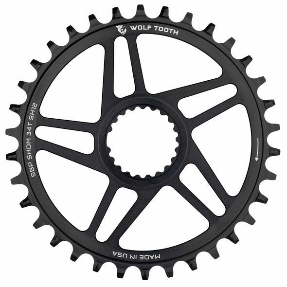 Boost (3mm Offset) / 34T / Drop-Stop ST Direct Mount Chainrings for Shimano Cranks