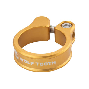 Wolf Tooth Seatpost clamp, seat post collar, gold