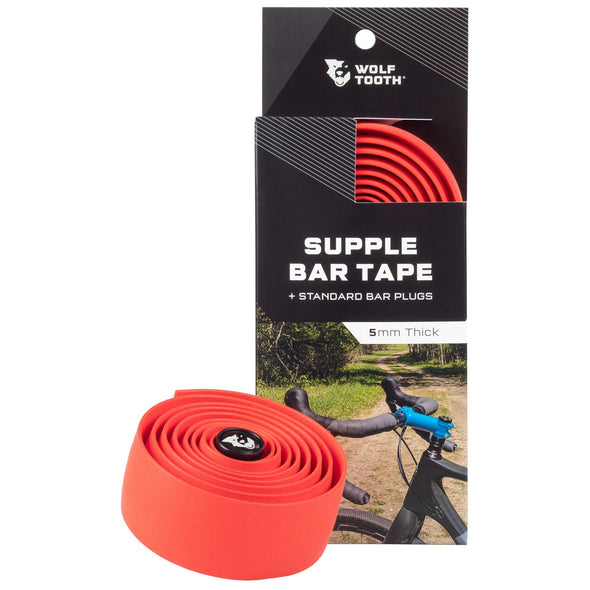 Wolf Tooth Supple Bar Tape for dropbars red