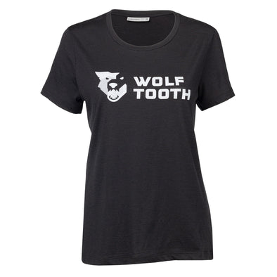 Black / Small Icebreaker Wool Logo T-Shirt Women's